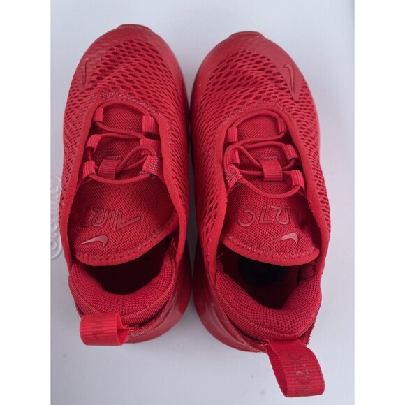 NEW Nike Air Max 270 Boys Size 8c Mismatch Red Running Shoes DM8876-600 - Picture 6 of 9